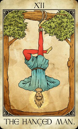 知る勇気ある？～あの人は今あなたのことをどう思ってる？～片思いタロット占い 吊るされた男　The Hanged Man