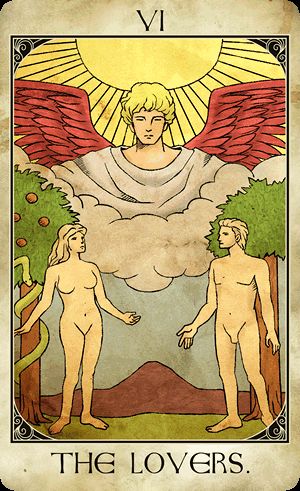 先読みタロット占い◆あなたが告白した時のあの人の反応は？ 恋人たち　The Lovers