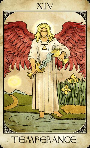 好き…キライ…それともやっぱり好き？あの人の本音に迫る恋愛タロット占い 節制　Temperance