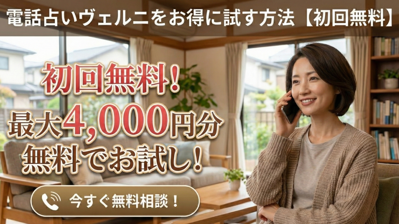 電話占いヴェルニ 無料体験