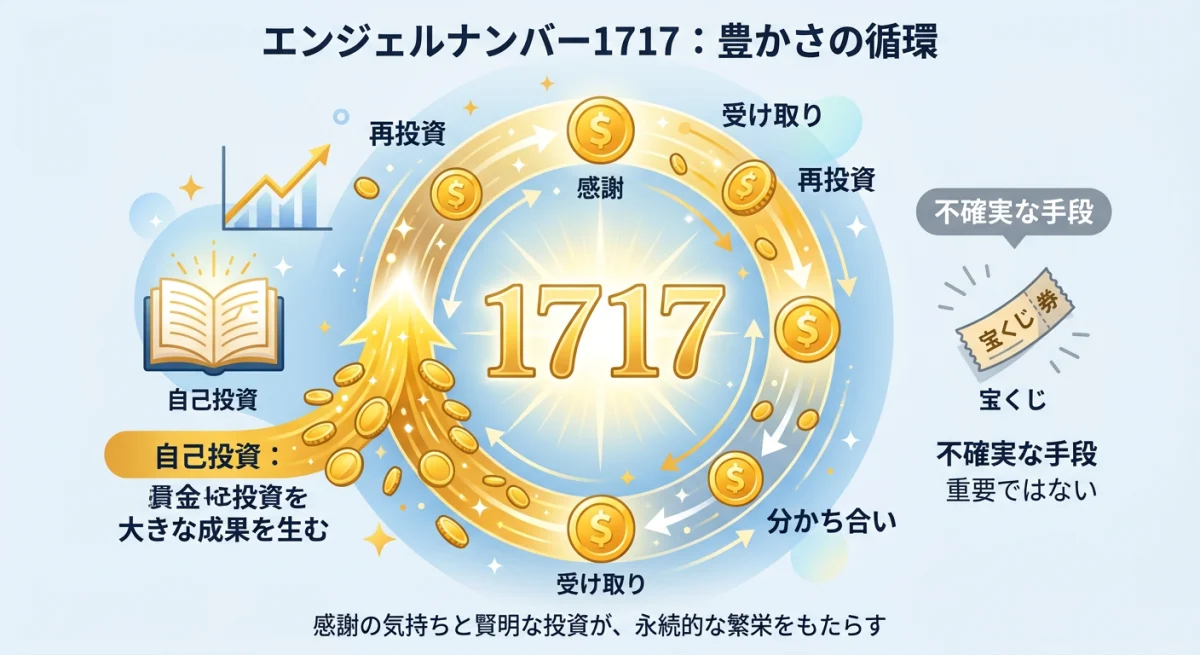 金運におけるエンジェルナンバー1717