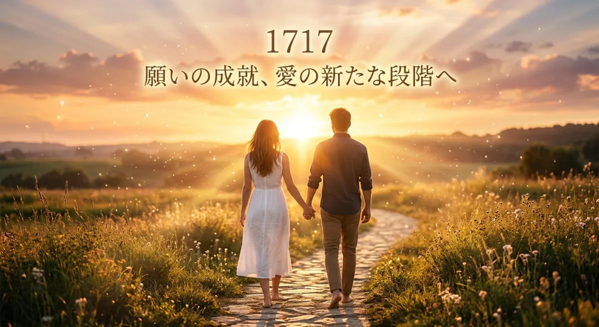 1717は「関係の進展」や「安定」を意味