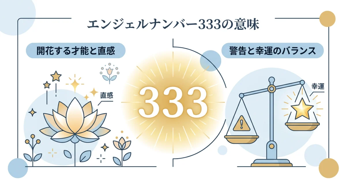 エンジェルナンバー333が示す本当の意味