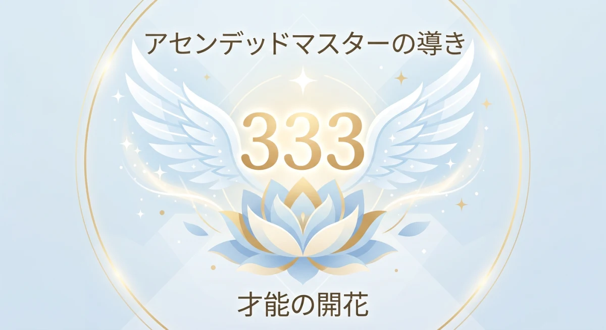 まとめ|エンジェルナンバー333は「才能の開花とアセンデッドマスターの導き」のサイン